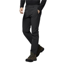 Jack Wolfskin Softshell Pants Activate Thermic (warm inner side, water and wind resistant) black Men